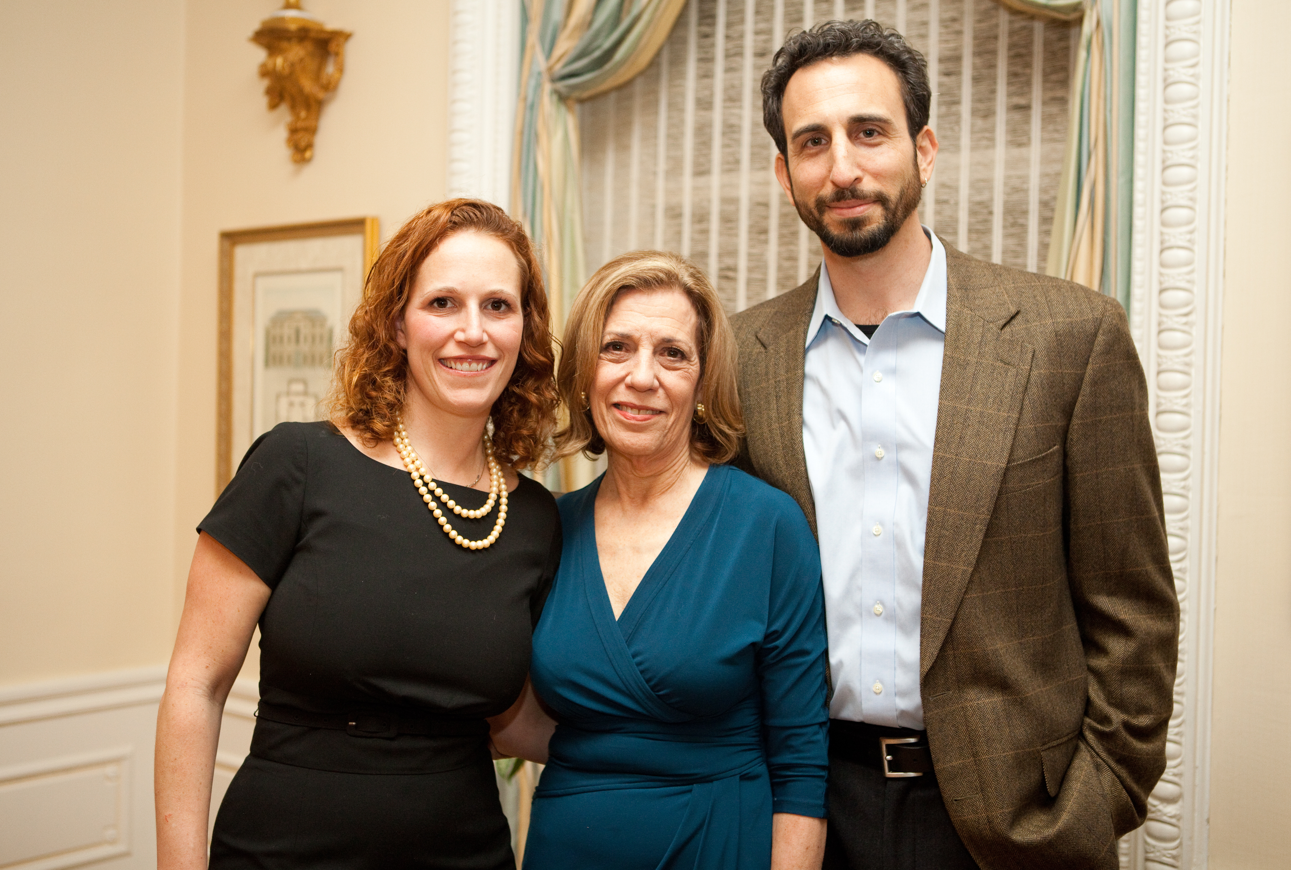 Paula Gulak, center, with daughter, Misha, and son, Loren. (Bottom) Morton B. Gulak, Ph.D.