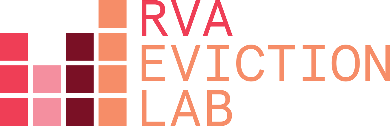 logo for the rva eviction lab