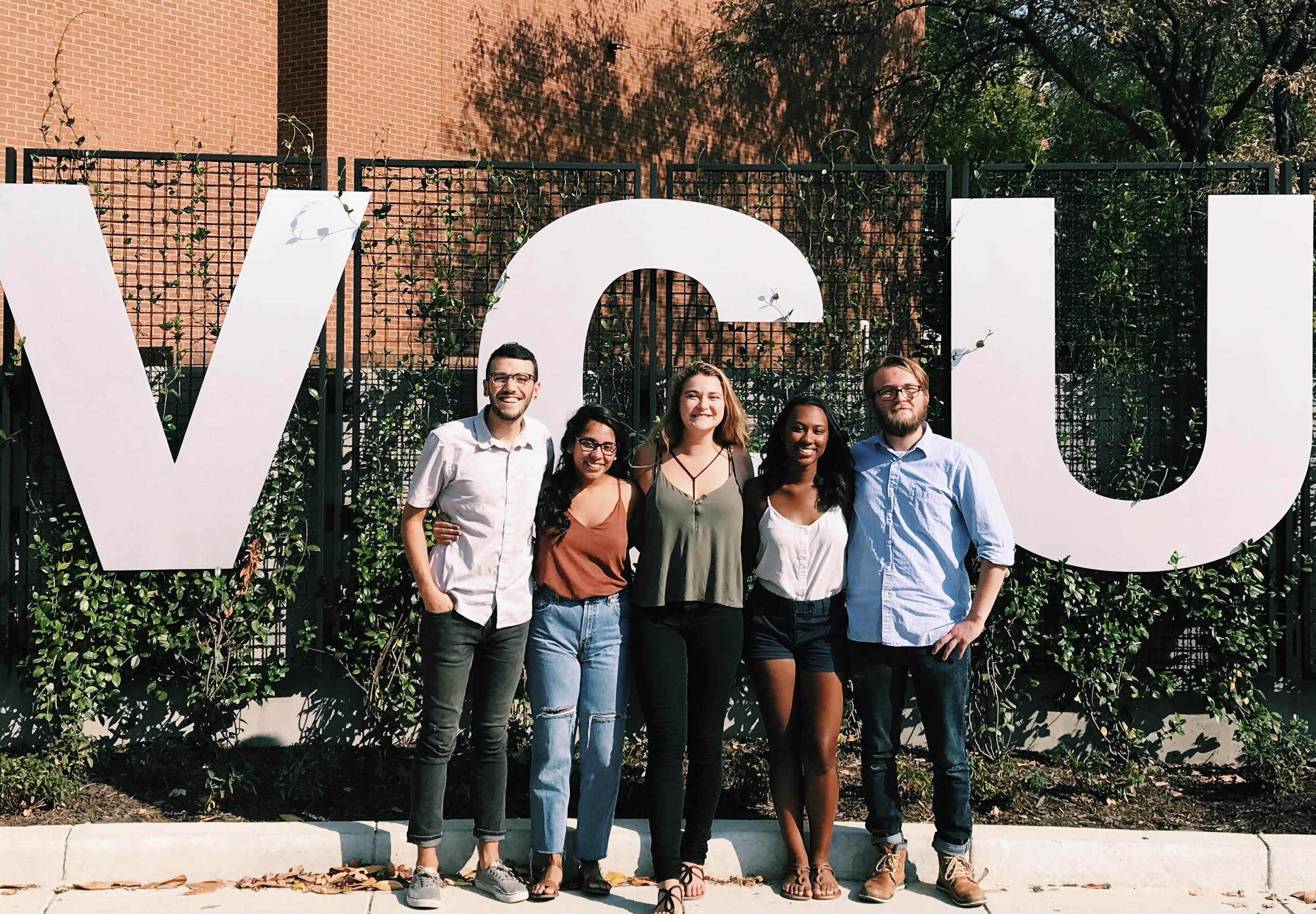 Officers of the Urban Studies Student Association are, from let, Jacob Phillips, Gabriella Pino-Moreno, Morgan Boecker, Gwendolyn Griffin and Justin Roberts.