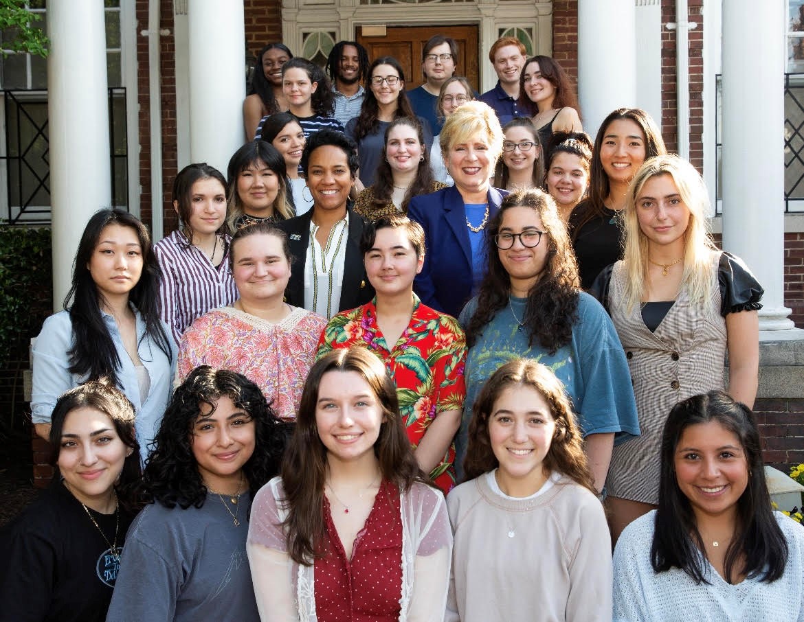 Julia Tracy (second row, far right) was selected to participate in the 2021-2022 Capitol Semester program, where she gained experience in environment policy planning.