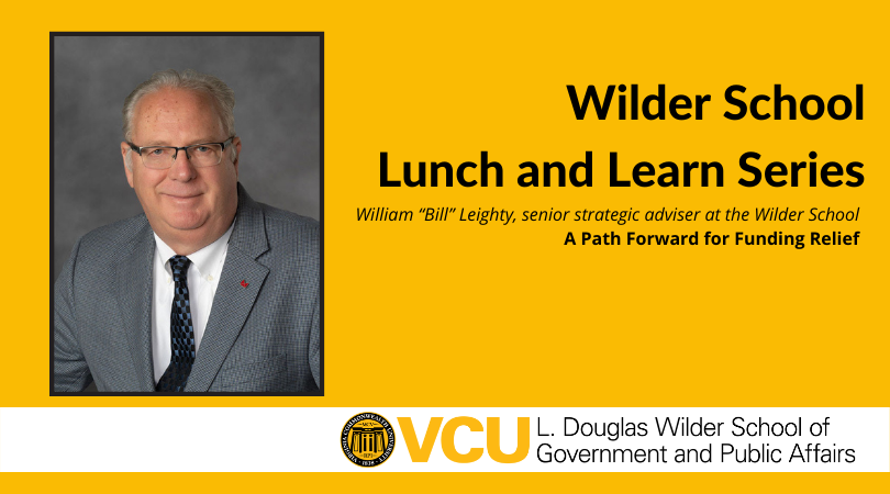 William “Bill” Leighty (M.B.A.’79/B), senior strategic adviser at the Wilder School, will be the featured speaker for the July Virtual Lunch and Learn.