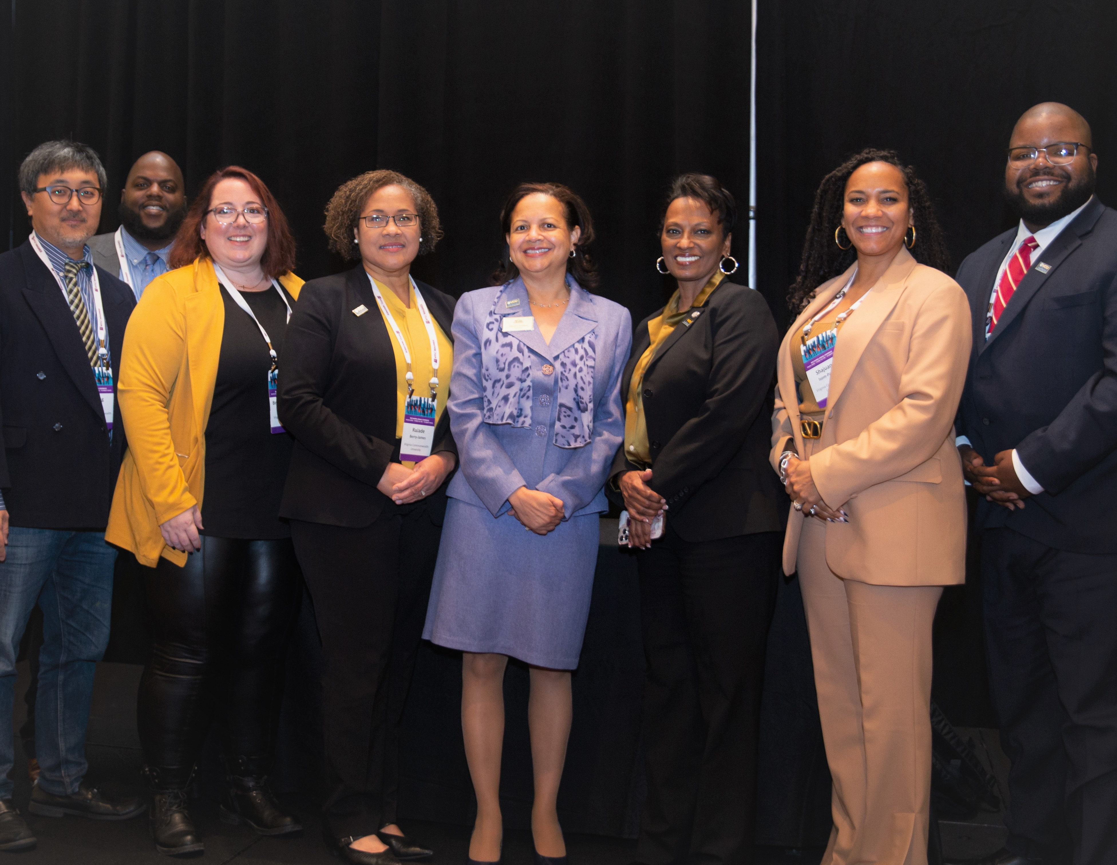 The Wilder School was well-represented at NASPAA. From left to right: Myung Jin, Curtis Brown, Brie Haupt, RaJade Berry-James, Susan Gooden, Dietra Trent and Shajuana Isom-Payne