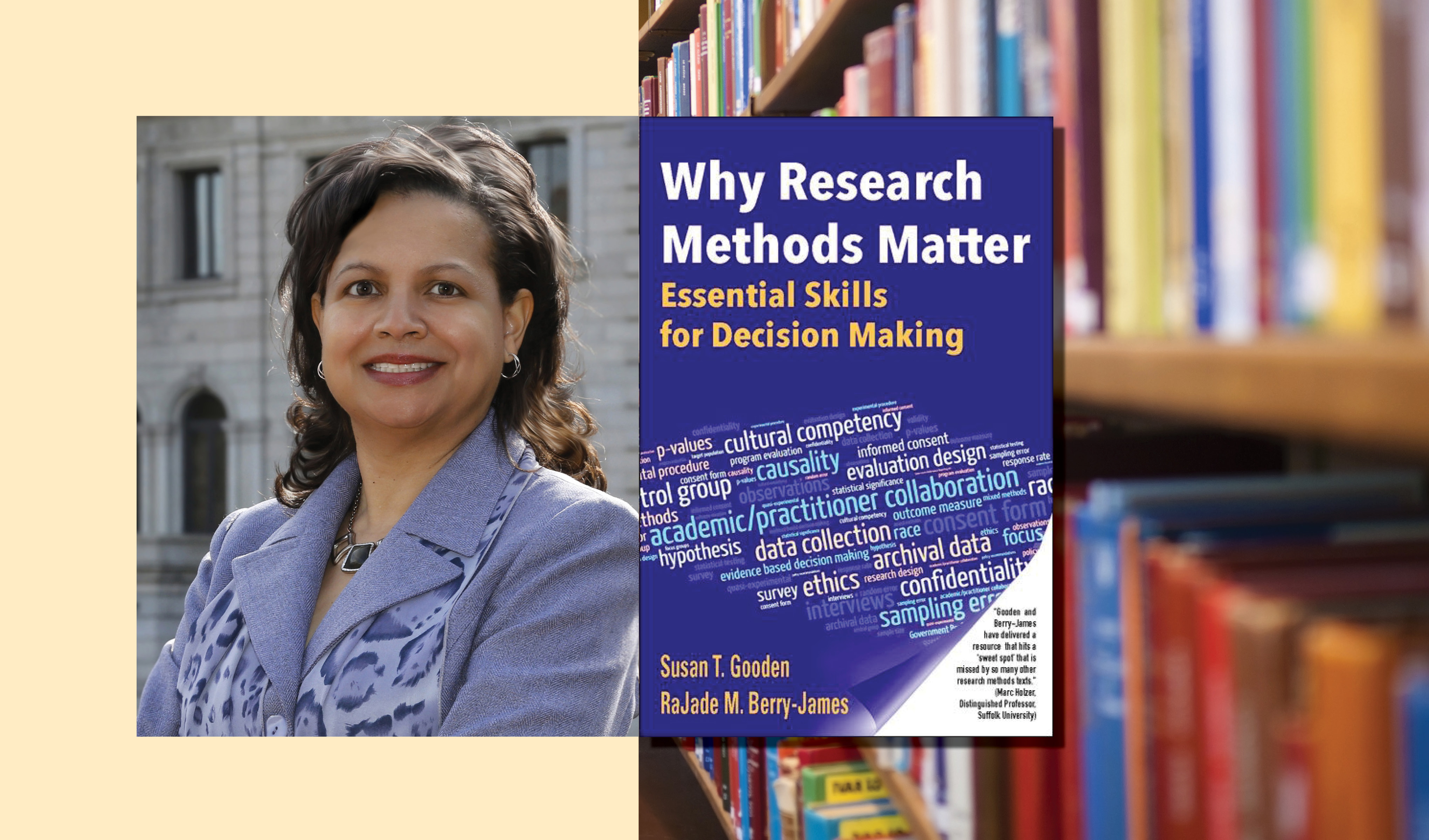 Susan Gooden, Ph.D., Wilder School Interim Dean and Professor, is the co-author of “Why Research Methods Matter,” a refreshingly accessible new textbook that hits the sweet-spot between sound, scientific-driven inquiry and the political and economic considerations of real-world evaluation and policymaking. The book, available from Melvin and Leigh Publishing, hits shelves later this month.