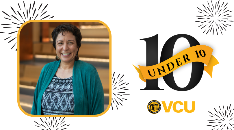 Wilder School graduate Tanya González (M.P.A.’17/GPA) was selected as a 10 Under 10 honoree by the VCU Office of Alumni Relations.