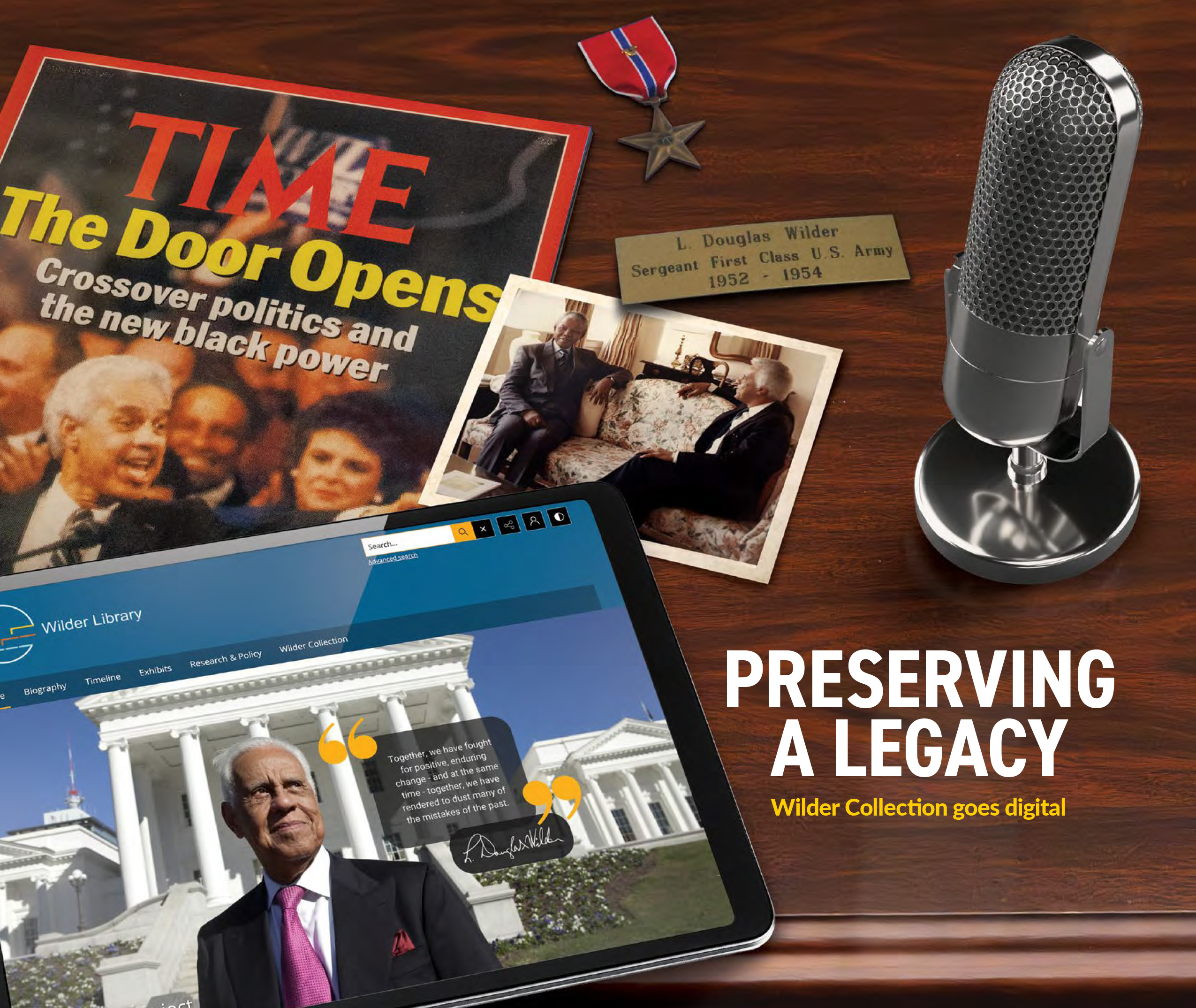 A legacy preserved: The Governor L. Douglas Wilder Library and Digital Collection