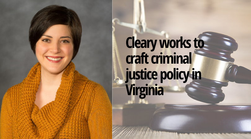 Hayley Cleary, Ph.D., an associate professor of Criminal Justice and Public Policy at the Wilder School.