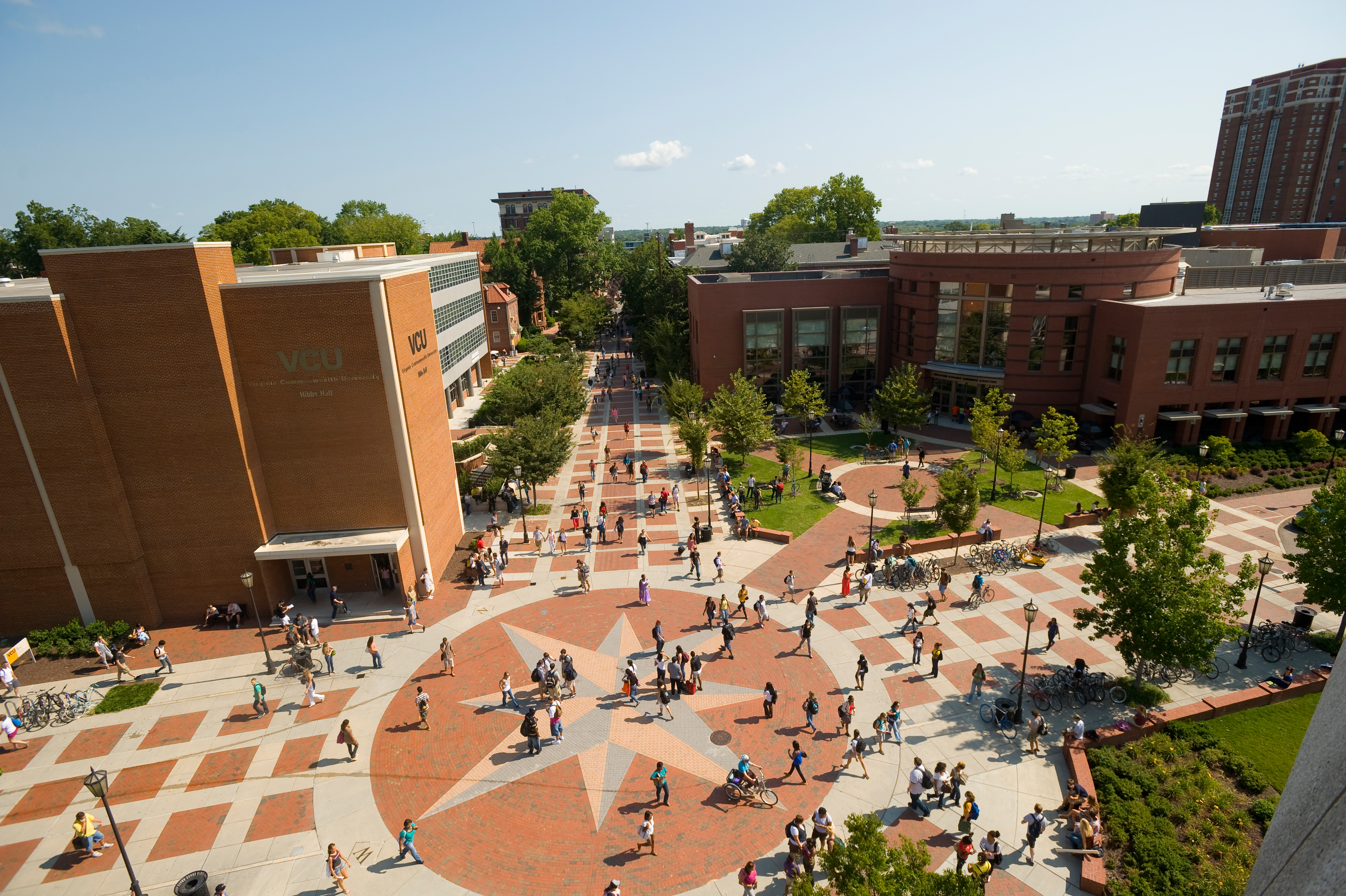 Overview look at Monroe Park Campus